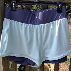Fabletic shorts with built in compression